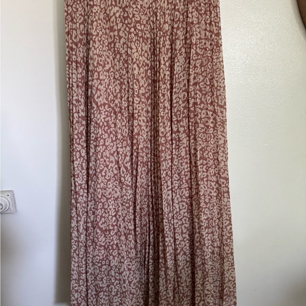 Leopard print Maxi Skirt - pink - Picture 3 of 3